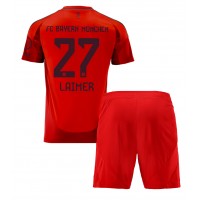 Camiseta Bayern Munich Konrad Laimer #27 Primera Equipación Replica 2024-25 para niños mangas cortas (+ Pantalones cortos)